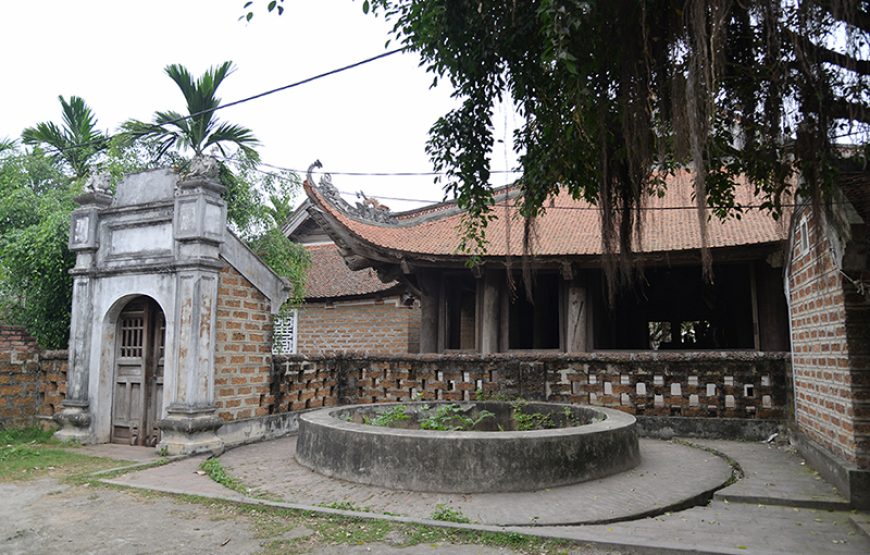 【 貸切 】ハノイ発｜国家文化財指定の古くドンラム村＆タイ寺見学ツアー（日本語ガイド付）